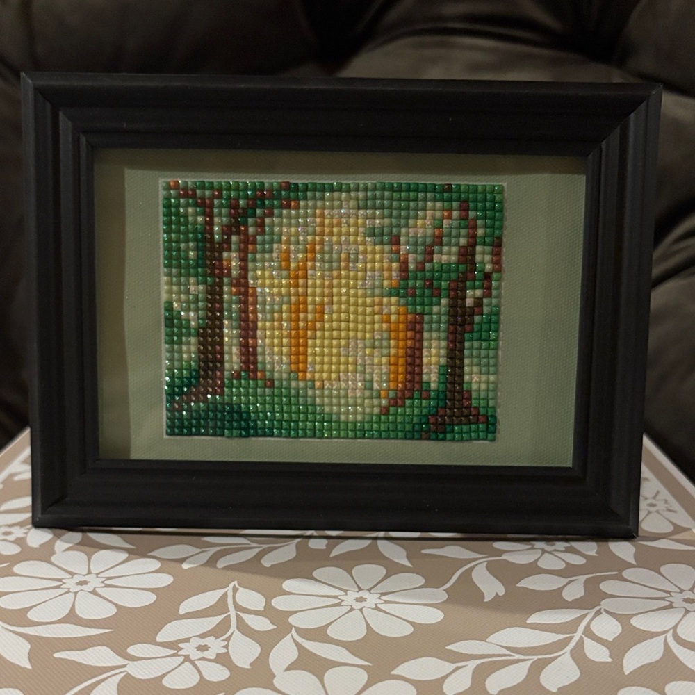 Framed Forest Diamond Art